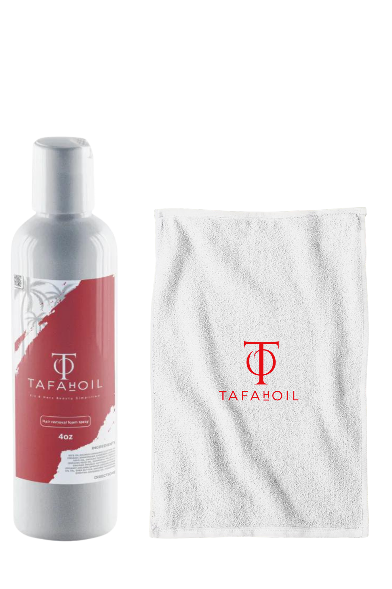 Hair Removal Spray + Cloth/Towel Kit